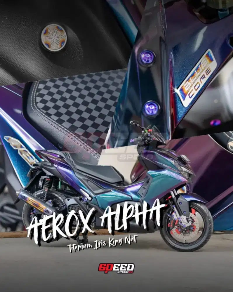 Aerox Alpha Cybercity Abs Modifikasi mewah