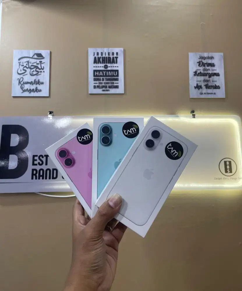 Iphone 16 128gb new ibox bisa cash/credit bandung