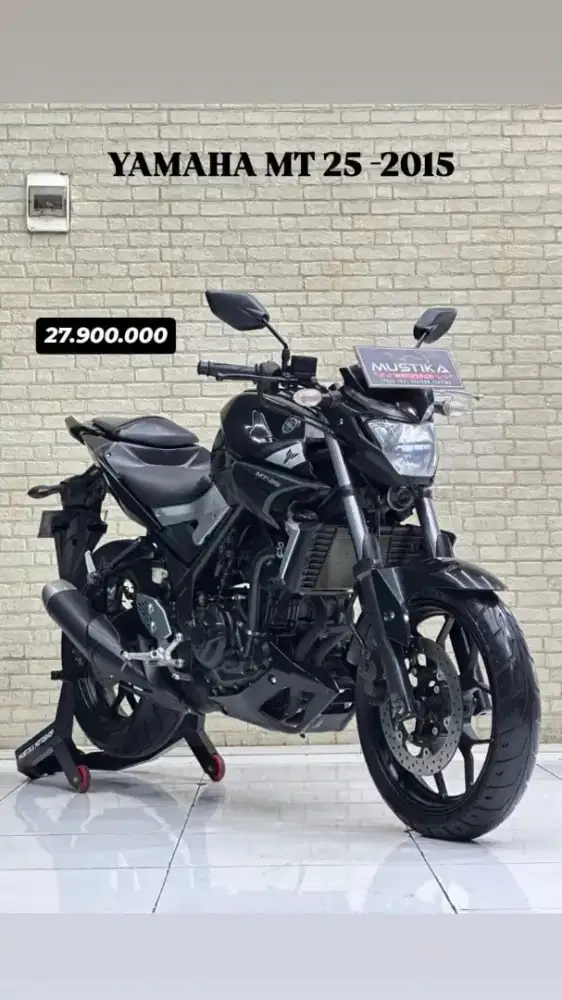 NAKED BIKE 250cc HARGA TERJANGKAU‼️YAMAHA MT25 TH 2015 UTUH SIAP PAKAI