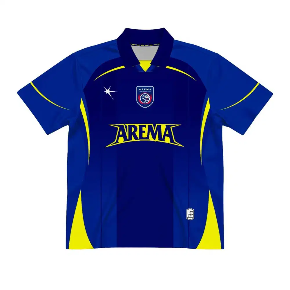 ESHA PREMIUM JERSEY AREMA BLUE OVERSIZE HIGH QUALITY BOLA KAOS CASUAL