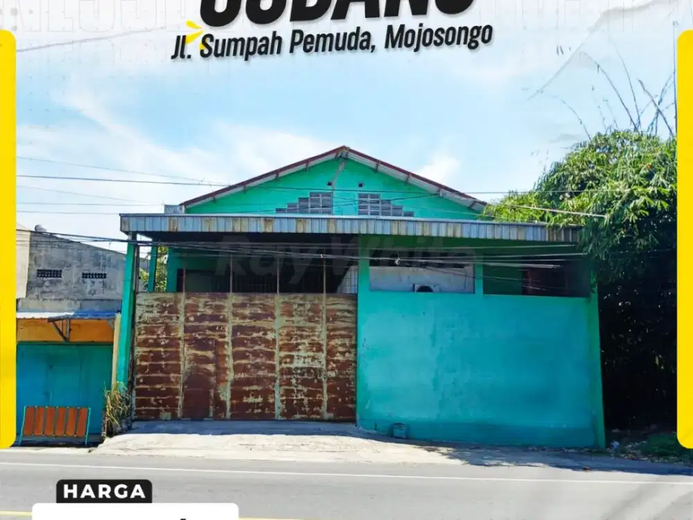 Gudang DIsewakan Strategis 300meter Siap Pakai di tepi Jl Utama Mojosongo Solo