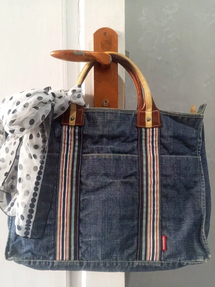 Denim Bag Moustache Japan
