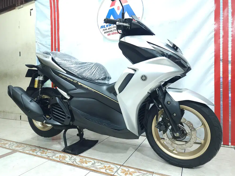 ( KREDIT DP 500RB ) YAMAHA NEW AEROX ABS CONNETED TH 2021 MULUS GRESS
