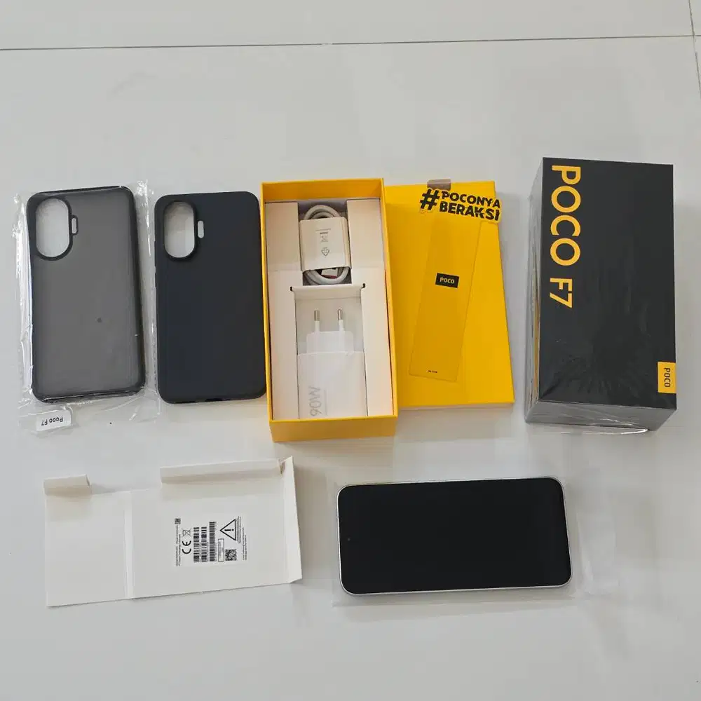 POCO F7 5G - 12/512 - White - Fullset - Aktivasi Maret 2026 - Garansi
