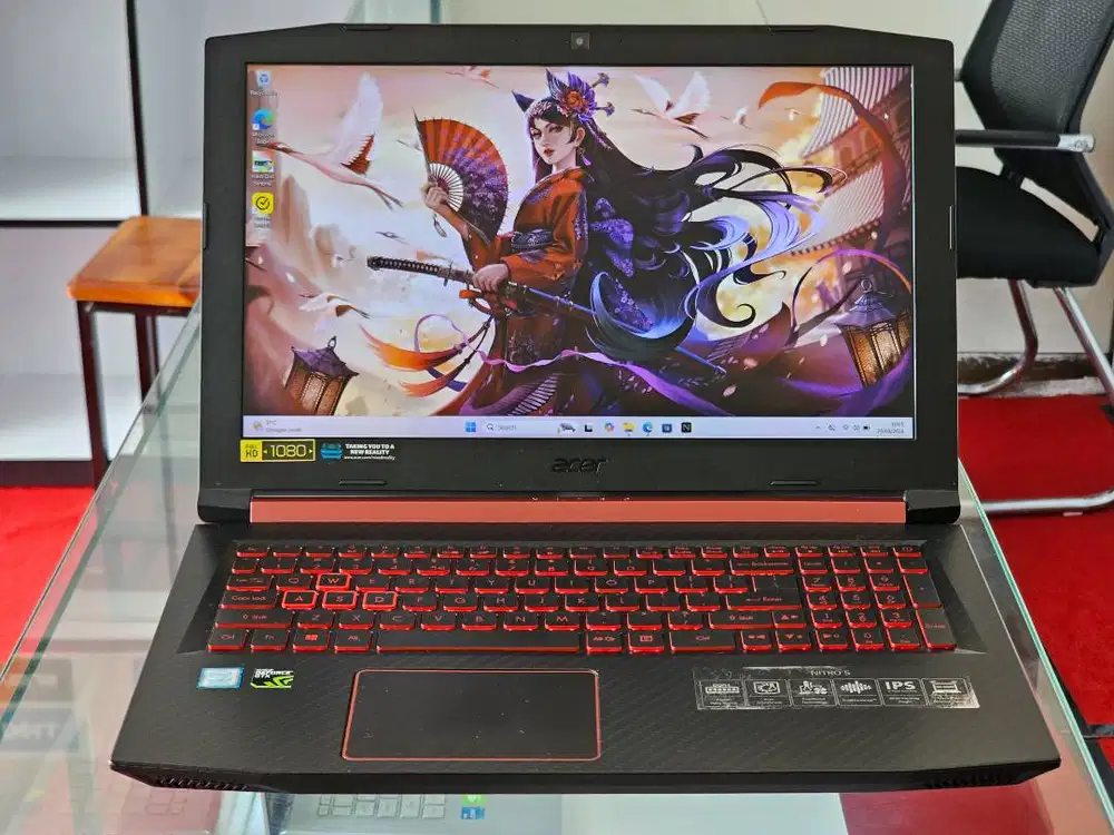 ACER Nitro AN515 52 intel Core i7 Gen 8 Ram 8 GB SSD dan HDD Nvidia GT