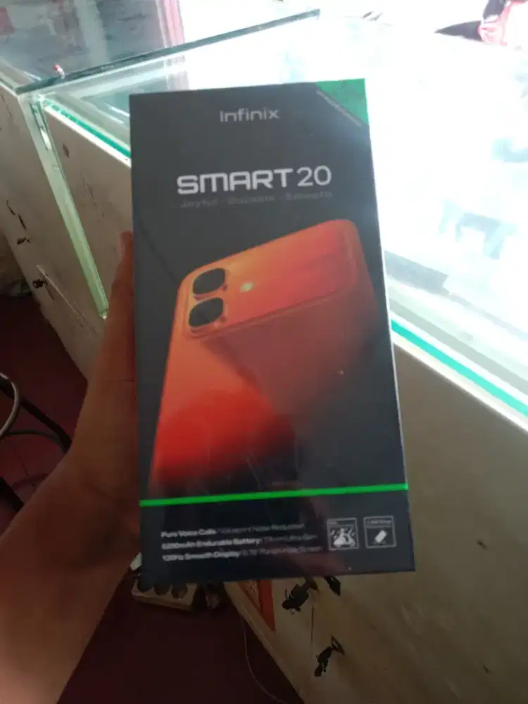 New infinix smart 20 4/128 garansi resmi 1th