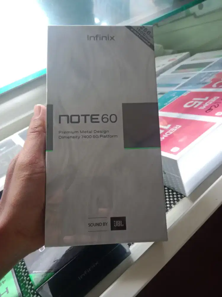 New infinix note 60 8/256 garansi resmi 1th