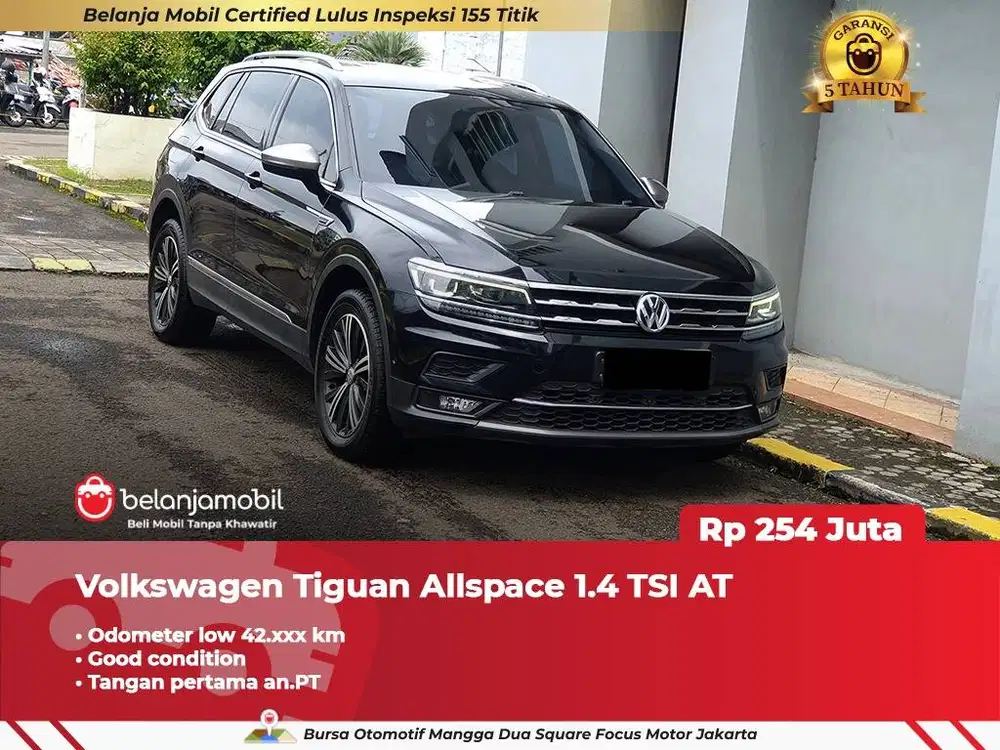 [ LOW KM ] Volkswagen VW Tiguan Allspace 1.4 TSI AT 2020 2021