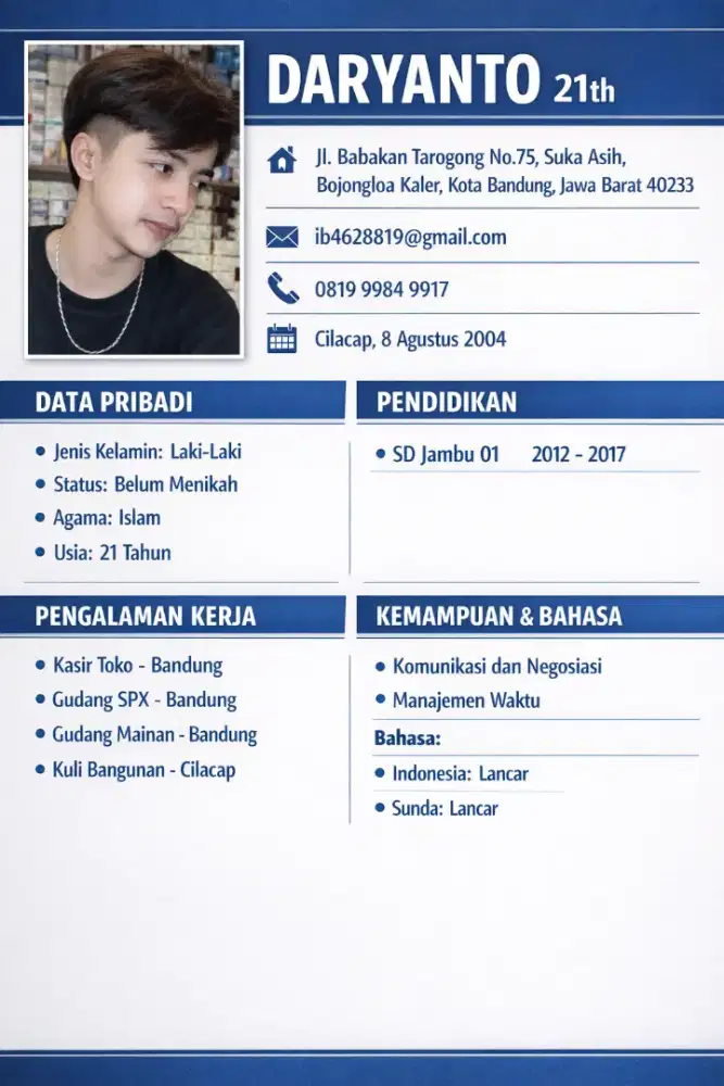 Info loker nya daerah bandung