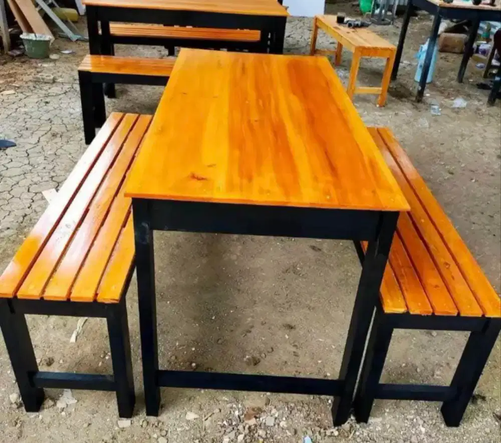 Meja kursi warung, warmindo dll