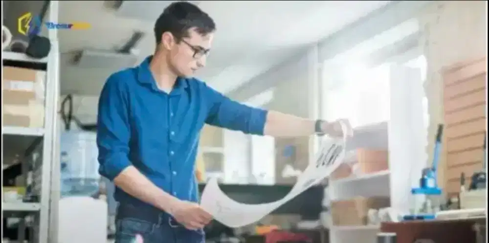 Operator finishing cetak foto