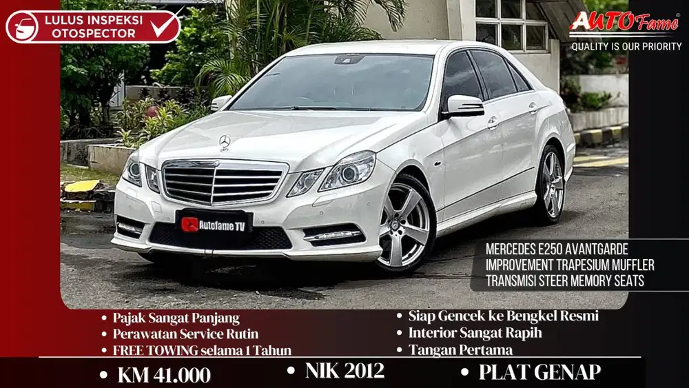 KM 41RB Mercedes E250 Avantgarde Improvement Trapesium Muffler 2012