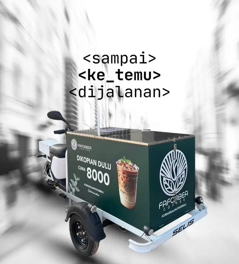 Dibutuhkan rider kopi keliling