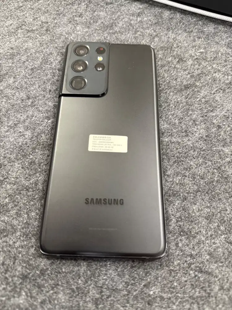 Samsung S21 Ultra 12/256GB Black SEIN - Kamera Monster, Baterai Baru!