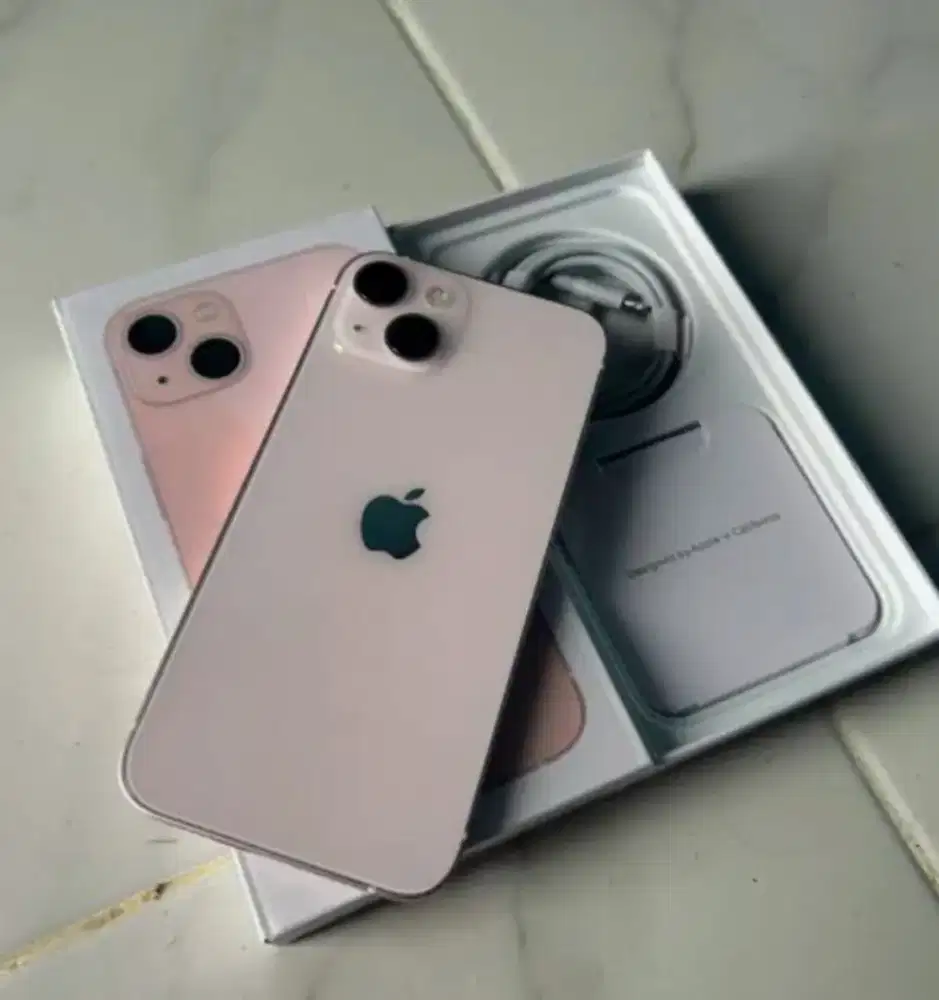 Iphone 13 pink 128gb inter warna langka mulus