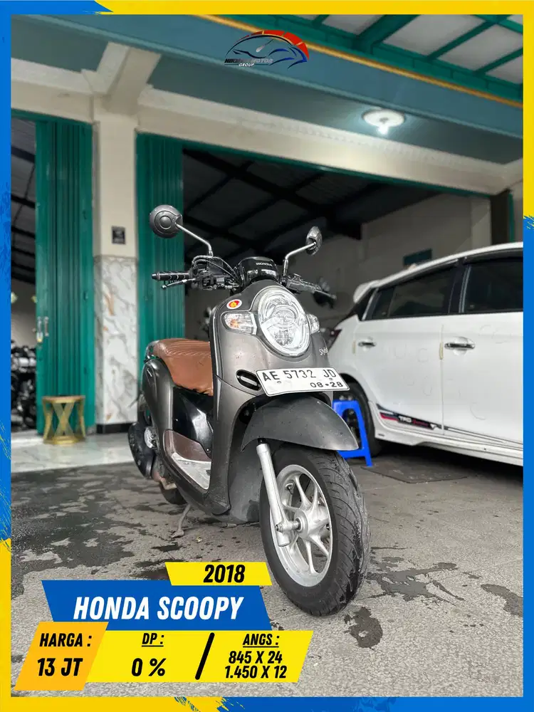 HONDA SCOOPY 2018 MONGGO GAS POL BOSKUU HIKMAH MOTOR KEPUH MALANG