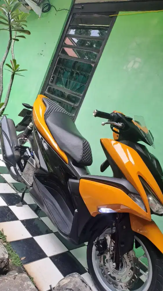 AEROX 155 CC VVA pjk ON Asli kuning wrna langka mesin full ori sehat