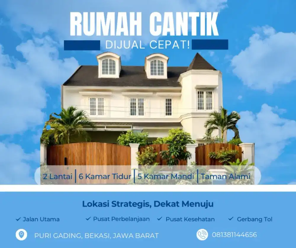 Rumah Cantik Siap Huni