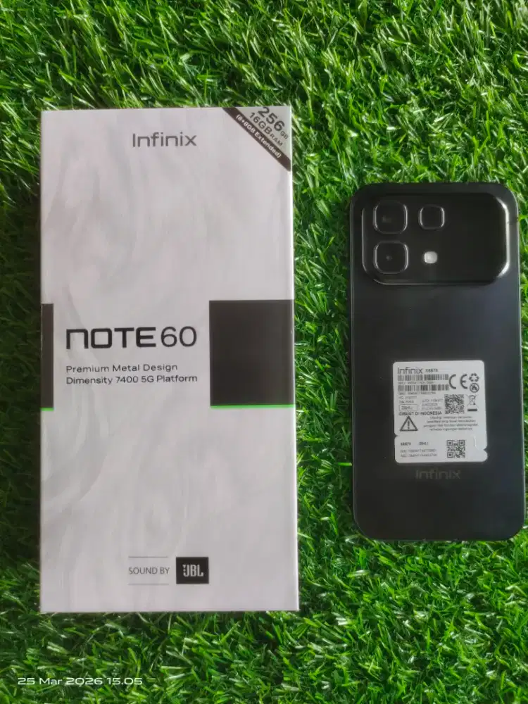Infinix Note 60 5G 8/256Gb Garansi Resmi 11 Bulan Fullset Pakai 10Hari