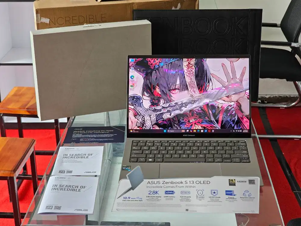 ASUS Zenbook S13 OLED UX5304VA intel Core i7 Gen 13 Ram 16 GB SSD 512