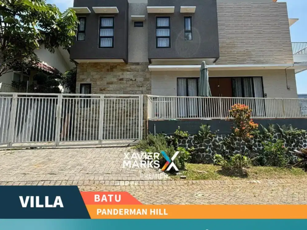 Dijual Villa Full Furnish Modern di Panderman Hill Batu Malang