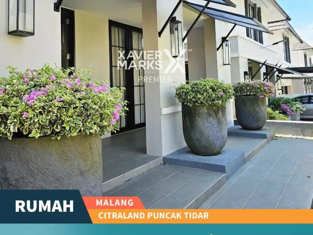 Dijual Rumah Mewah Citraland Puncak Tidar Malang Furnished Modern