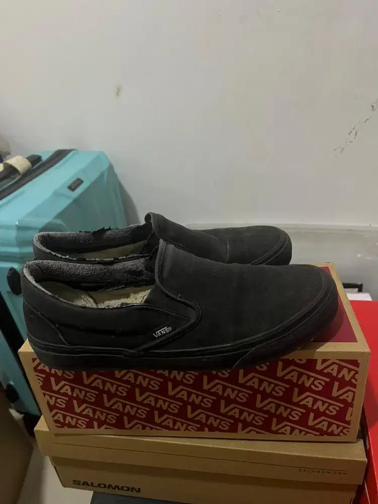 VANS SLIP ON ALL BLACK ORIGINAL