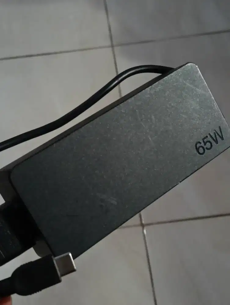 Adaptor charger Lenovo type c 65 Watt 20volt 3.25A original copotan