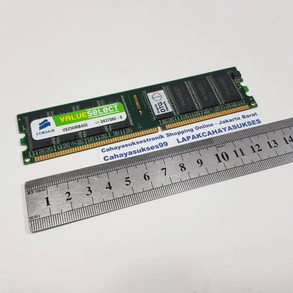 Memory RAM PC DDR1 VS 256MB Value Select CORSAIR Second
