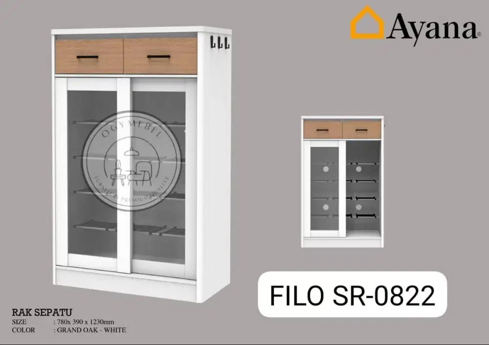 PROMO RAK SEPATU PINTU SLIDING MINIMALIS SALE GRATIS ANTAR