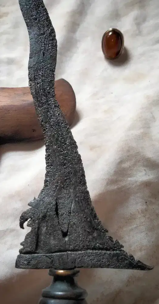 keris sepuh pusaka sempono bungkem luk 7 pitu lungan pamor banyu mili