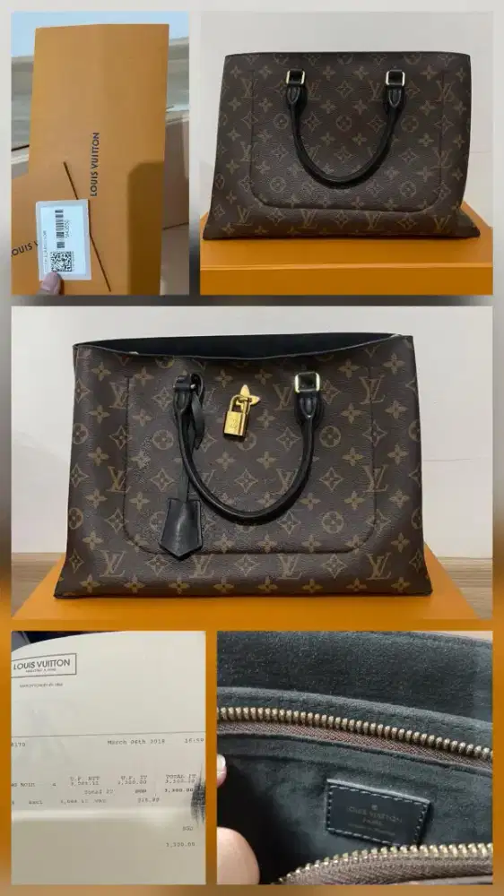 Tas LV Flower Tote Monogram