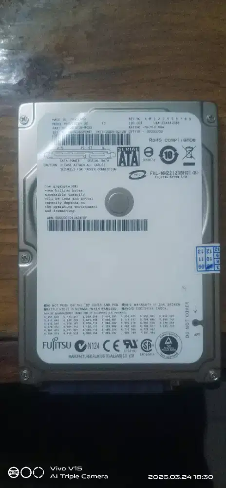 Harddisk Laptop Fujitsu 2,5