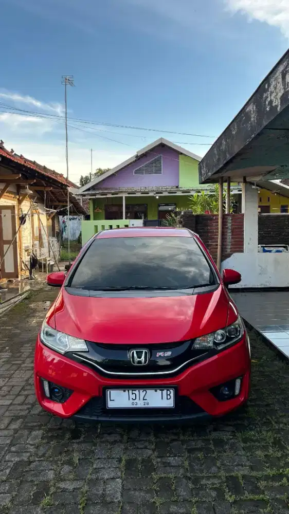 Honda Jazz RS 2015 1.5 Merah interior upgrade