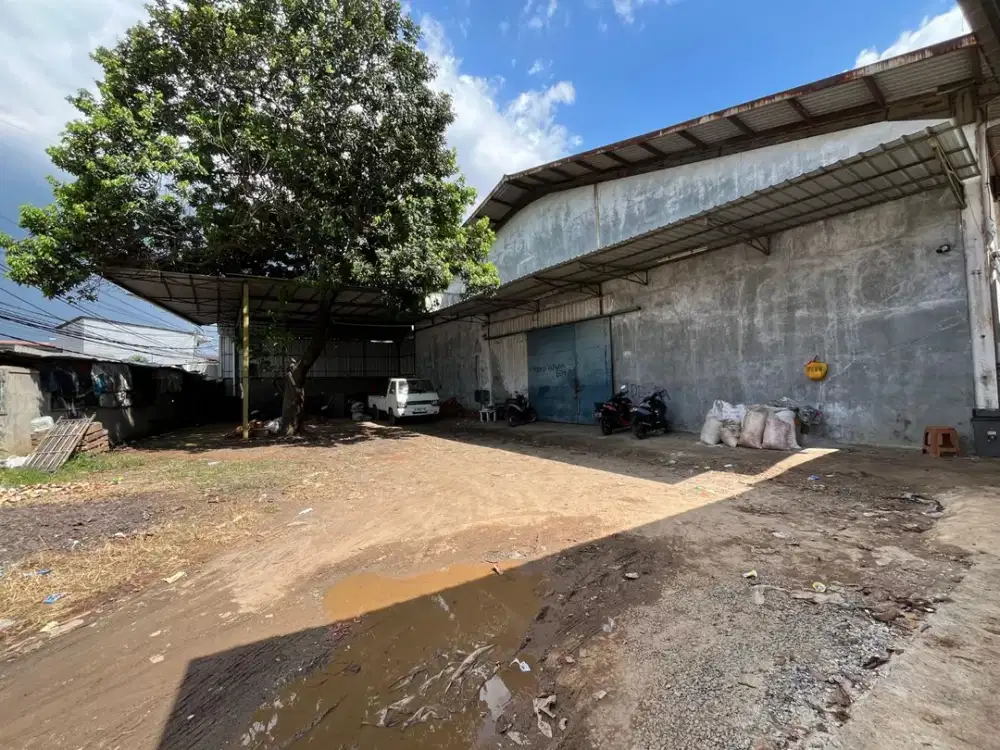 Dijual Gudang 1000m² Harga Miring Dekat Jl Raya Bogor  Tugu, Cimanggis  Depok