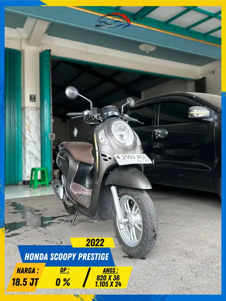 HONDA SCOOPY PRESTIGE 2022 LIKE NEW MASZEHH HIKMAH MOTOR KEPUH MALANG