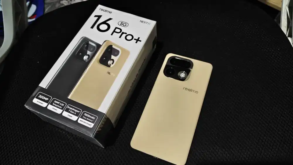 Di jual Realme 16 pro 12/512 kondisi baru  ex RIVIEW
