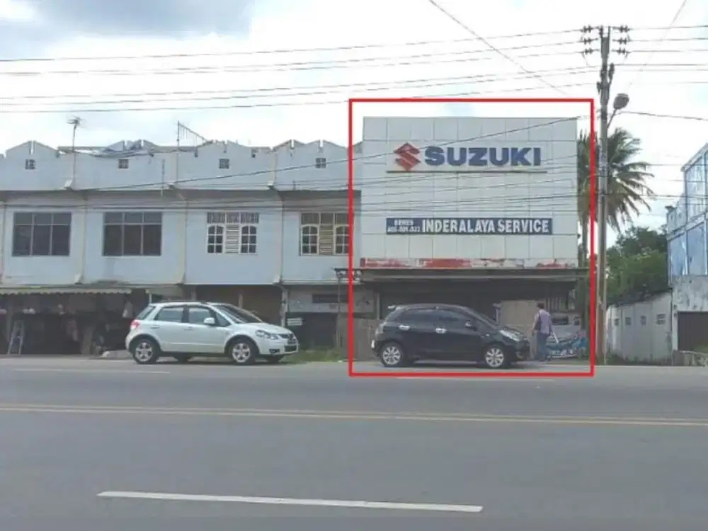 DIJUAL 2 RUKO GANDENG PINGGIR JALAN LINTAS INDRALAYA