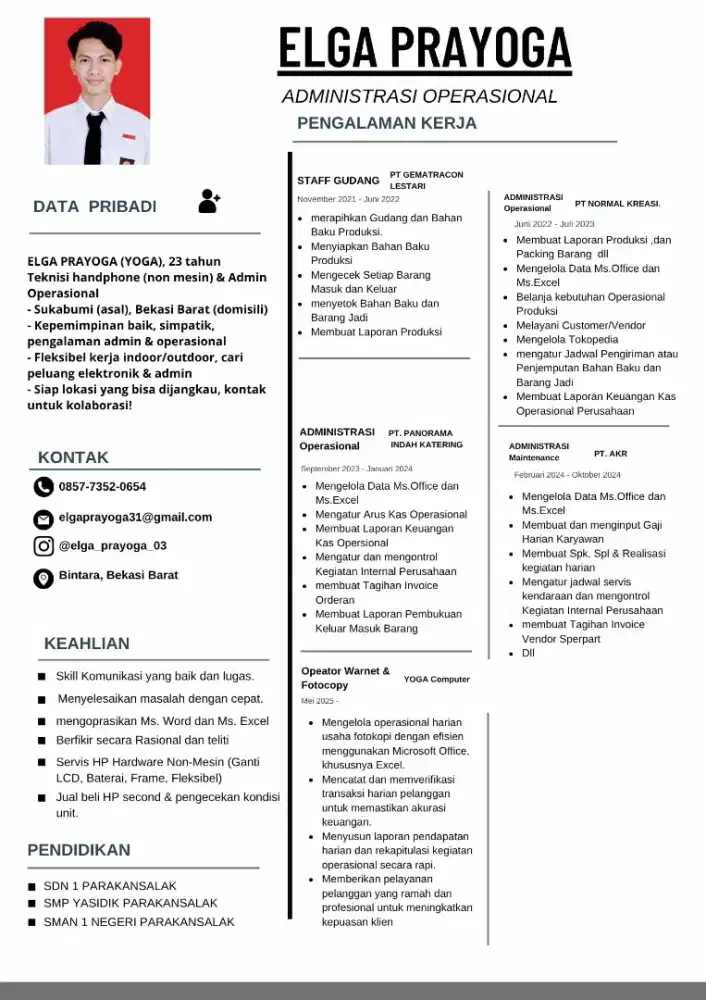 cari lowongan kerja administrasi