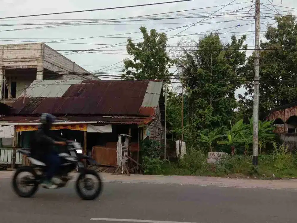 Tanah 2,7 H pinggir jalan Mulawarman