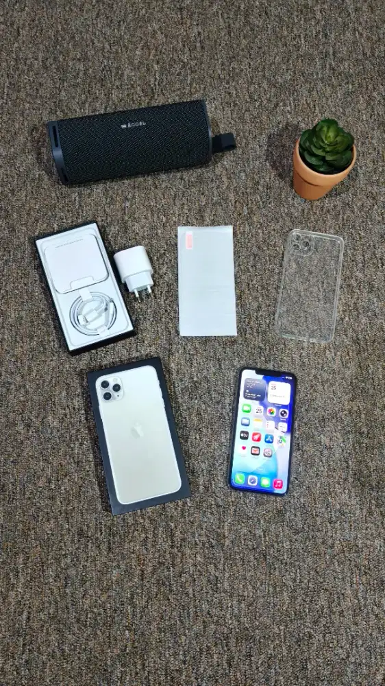 Ready Iphone 11 Promax 256 White ex Ibox