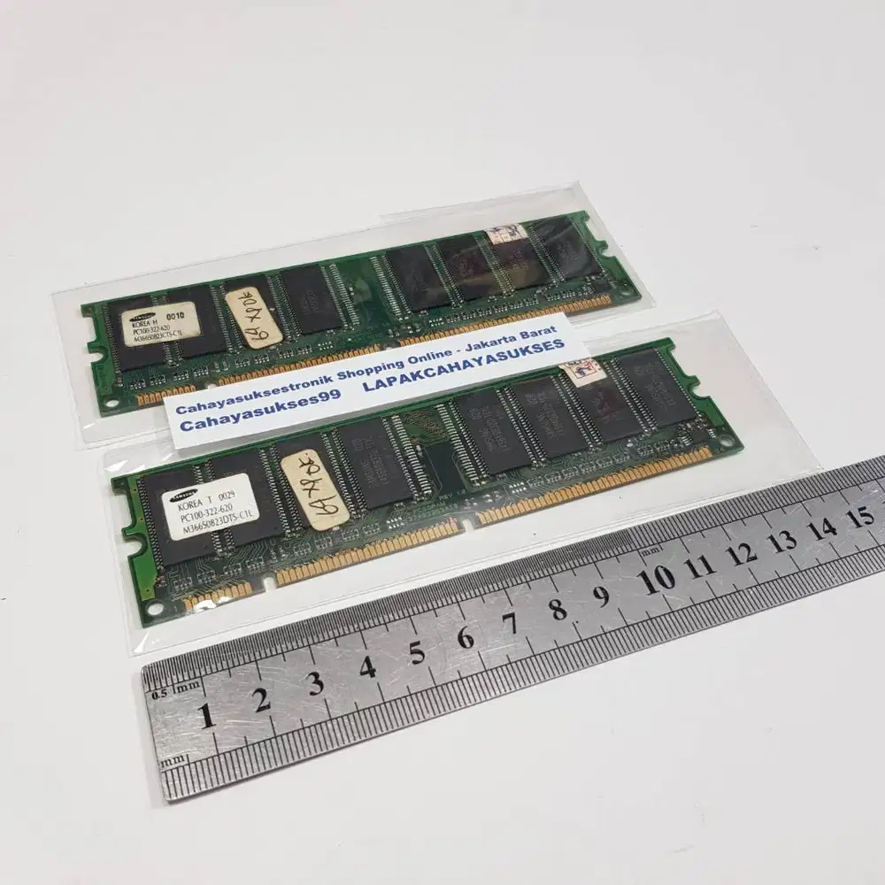 Memory RAM PC 100 Kode 322 620 Korea Samsung 64MB DDR RAM Second