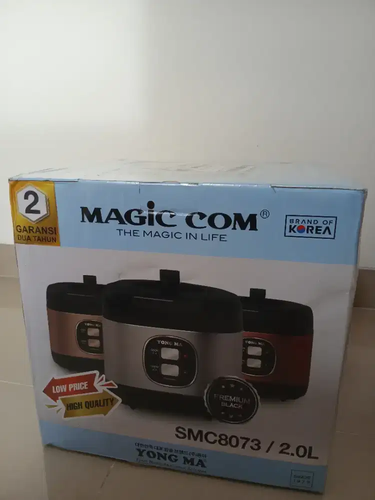 RICE COOKER YONG MA SMC8073 / 2.0 L, MASIH SEGEL ADA KARTU GARANSI