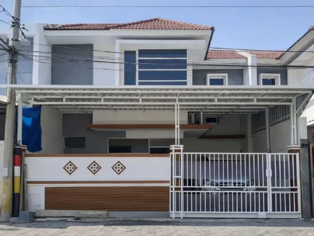 Rumah Lebak Indah Town House Galvalum Row Jalan Lebar