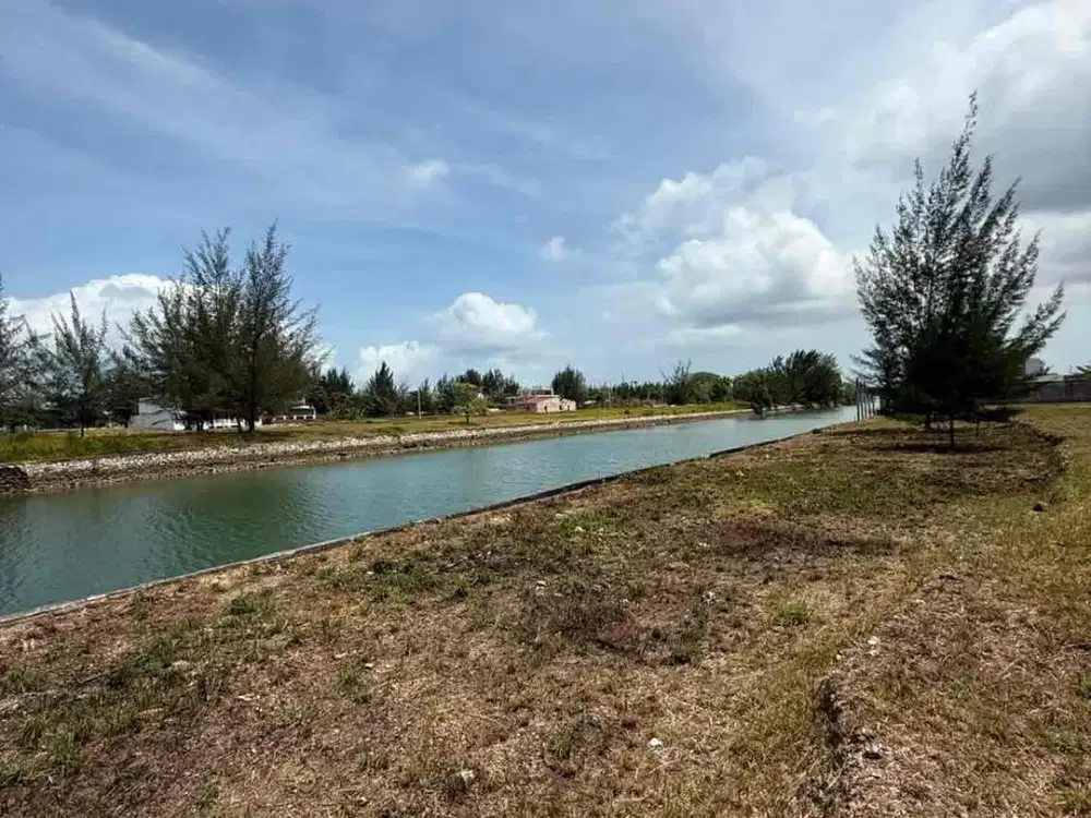 DIJUAL LAHAN KAVLING GOLDEN CITY SIAP BANGUN VILLA BELAKANG KANAL