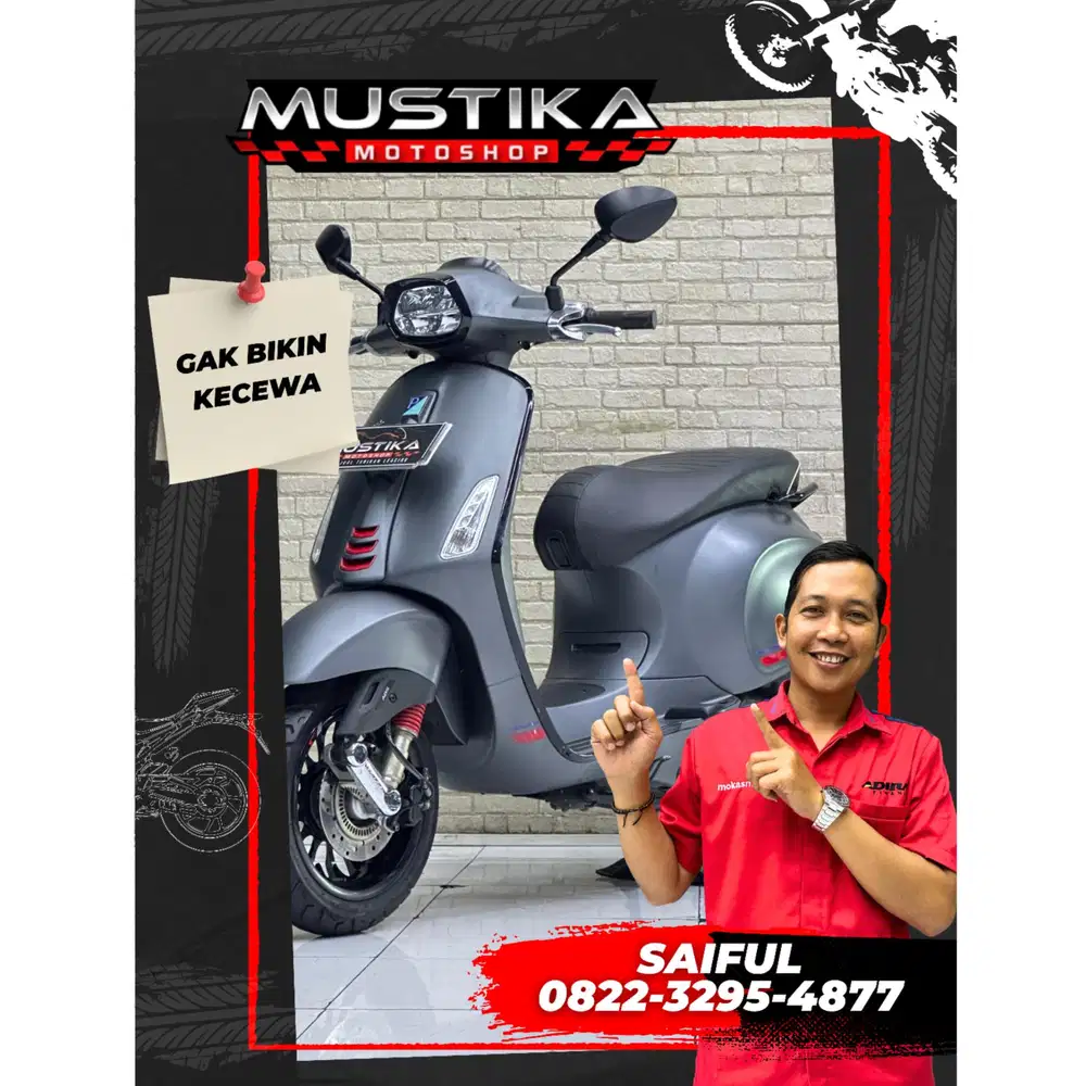 Obral Dp1jt Murah!!Vespa Sprint S ABS 2024 Warna Favorit-Mustika