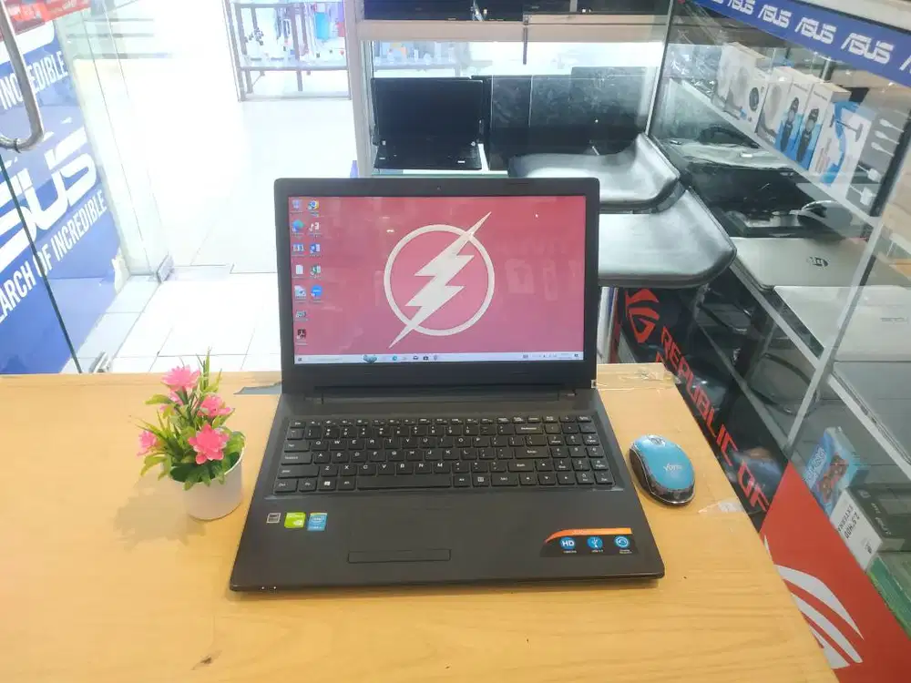 dijual laptop lenovo ideapad 100-15ibd nvidia geforce siap pake