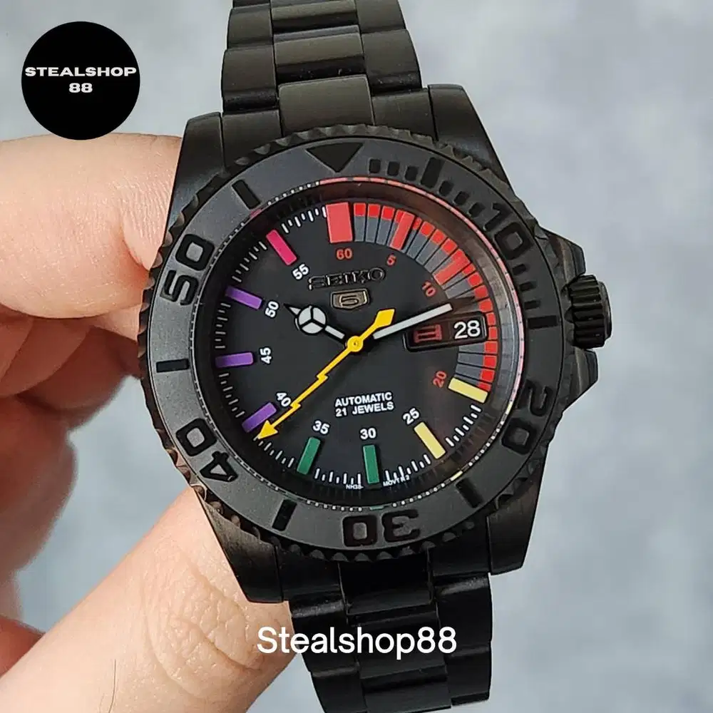 Jual Seiko Yachtmaster TachoMaster Black NH36 DayDate EXCLUSIVE Ready