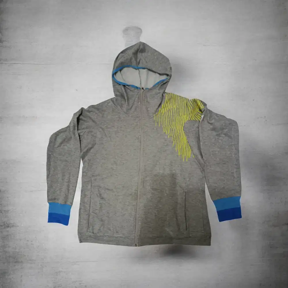 Jaket Hoodie Adidas Grey Original