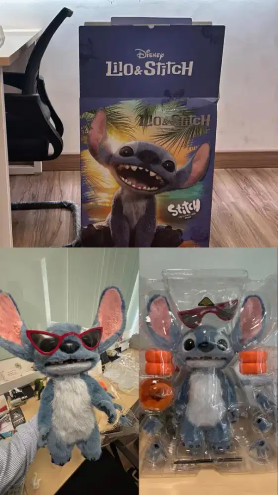 Boneka lucu Stitch ori Hongkong